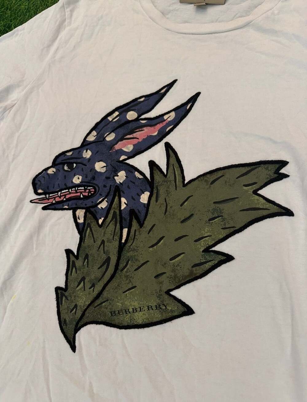 Burberry Rabbit Embroidered Tee Size M - Picture 2 of 5